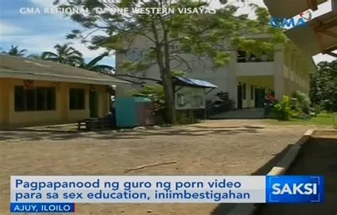 DepEd investigates alleged porn showing by teacher in Iloilo.